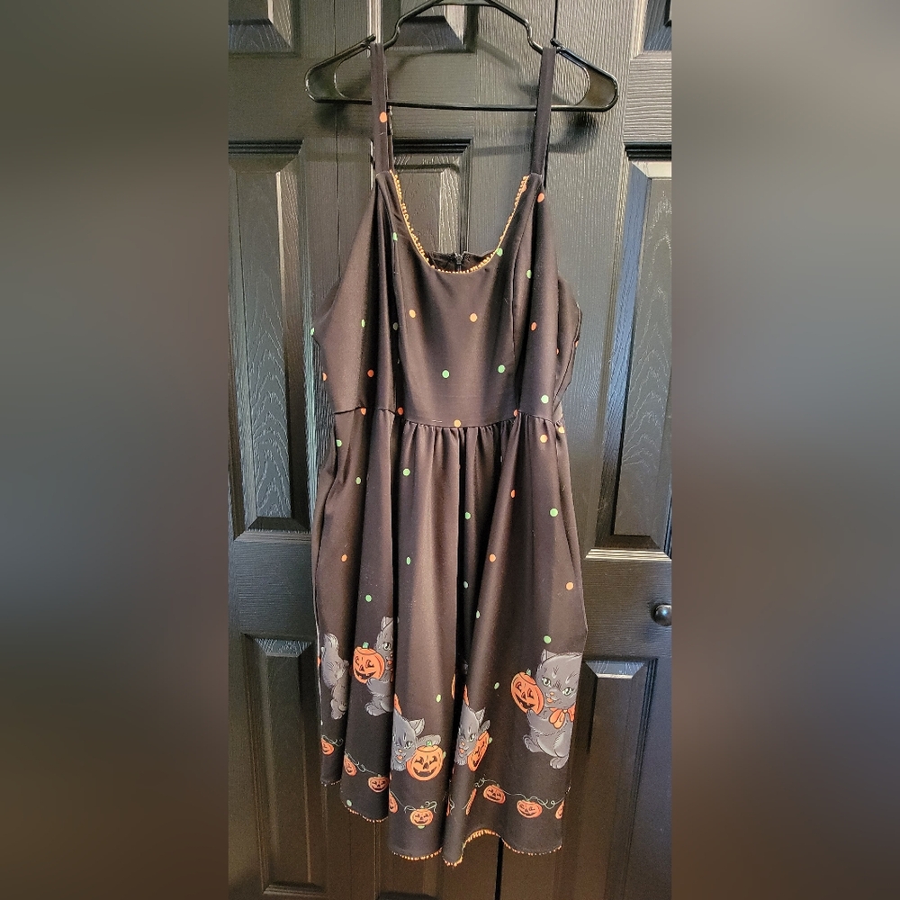 Kitties and Jack O Lanterns Dress